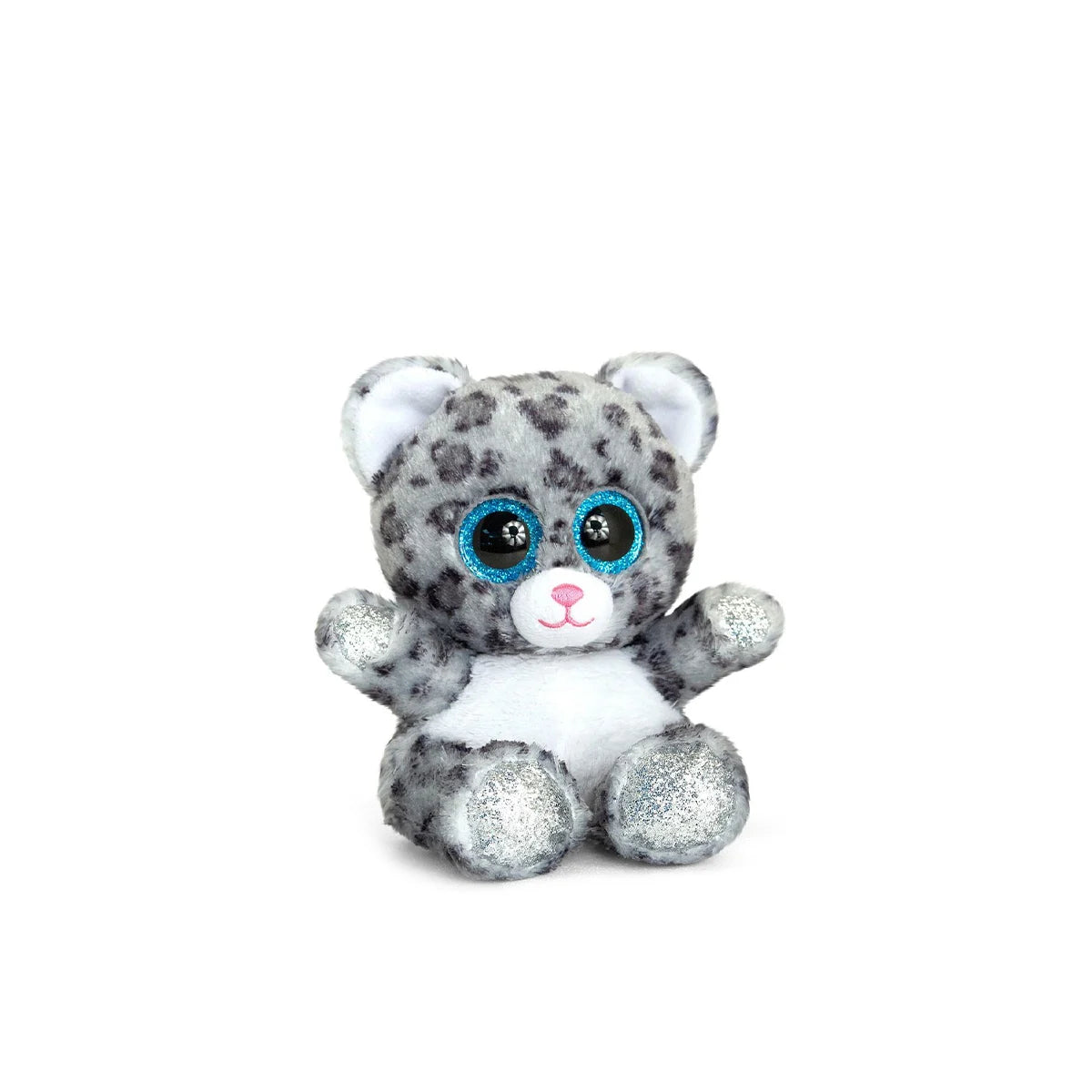 Keel Toys-Animotsu Snow Leopard 15 CM