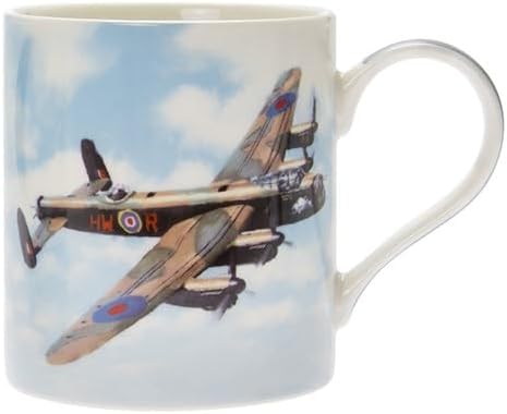 British World War II Airplanes - Avro Lancaster Bomber Fine China Mug