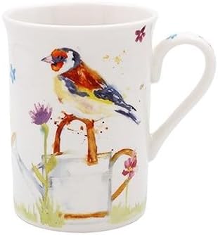 The Leonardo Collection Garden Birds Fine China Boxed Mug - Watercolour Designs from The Jennifer Rose Gallery Assorted Designs, Only One Mug Will Be Supplied