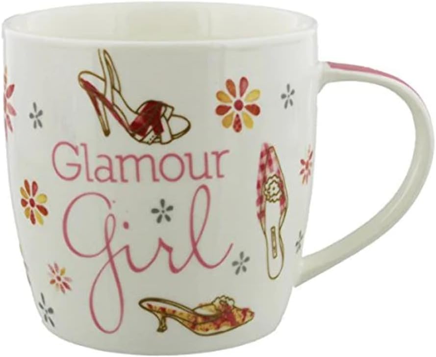 Gift For Her Flower Collection Beautiful Mug In Gift Box New Glamour Girl