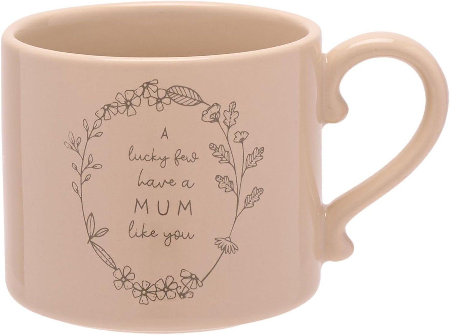 Moments Stoneware Ceramic - Mum Like You Mug - White Colour