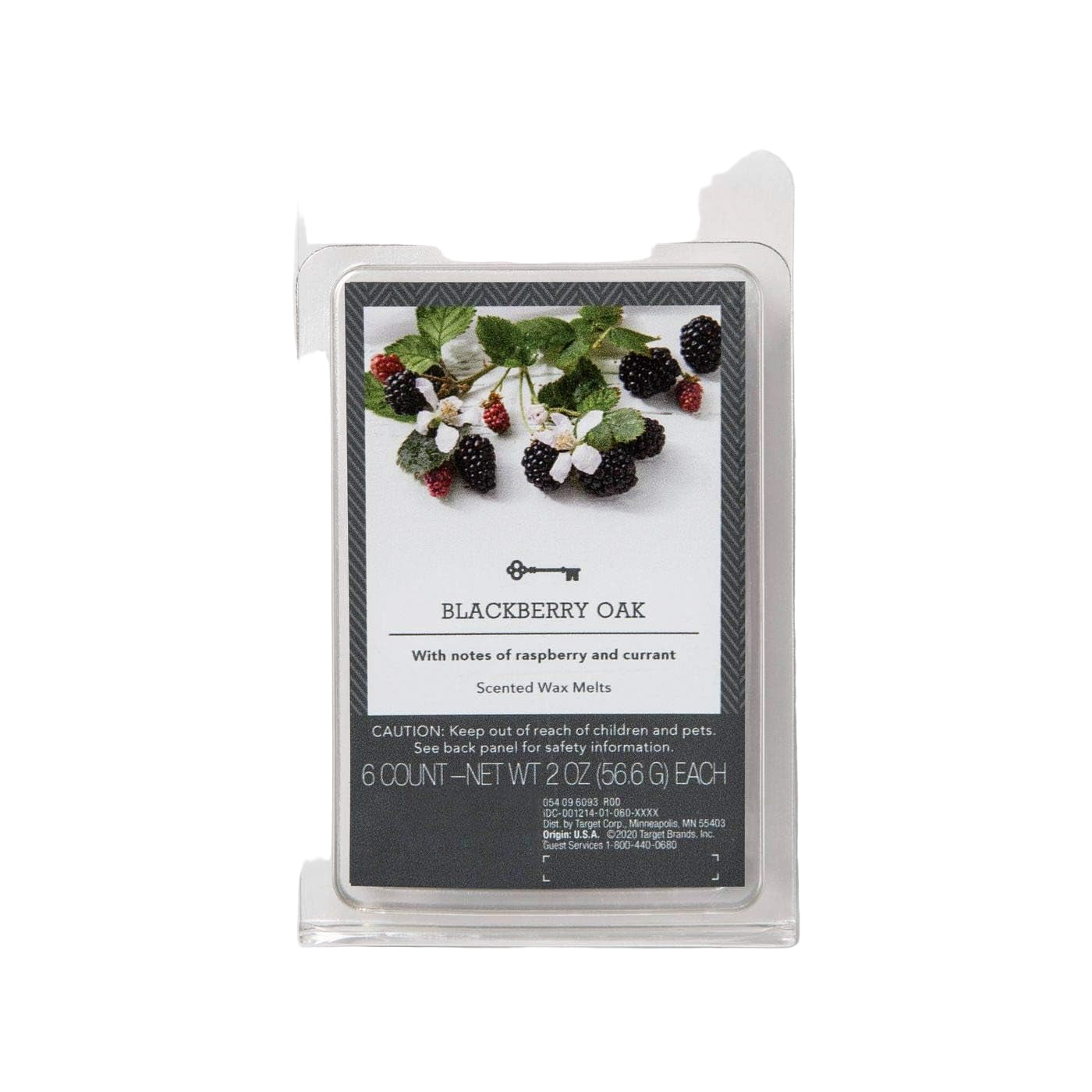 Scented Wax Melts 6cube 2oz BlackBerry Oak