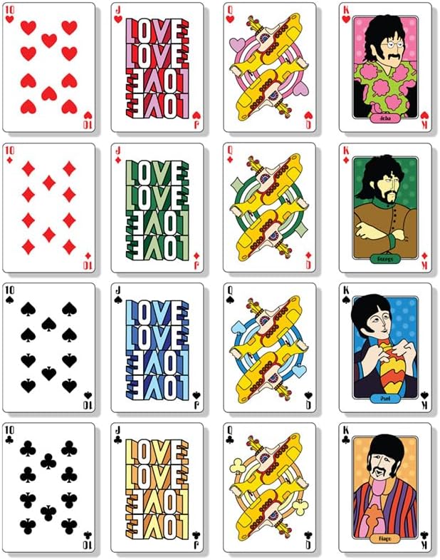 Puckator The Beatles Yellow Submarine Standard Playing Card Deck