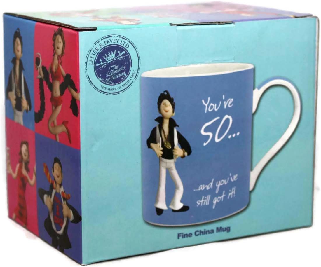 You're 50 And You've Still Got It! Male 40th Birthday Fine China Mug