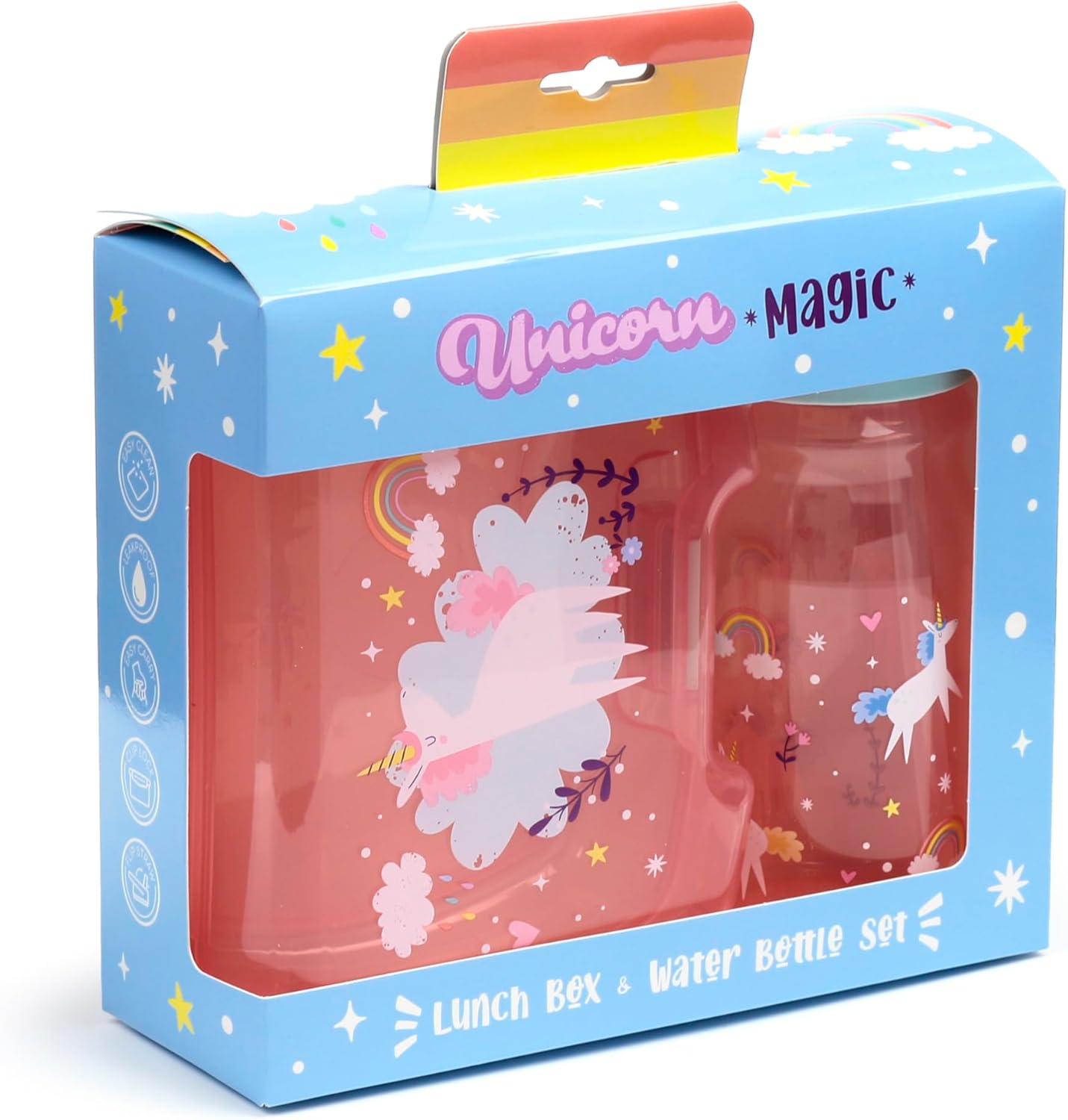 Puckator LBSET02 Snack Holder Set, Polypropylene, Pink