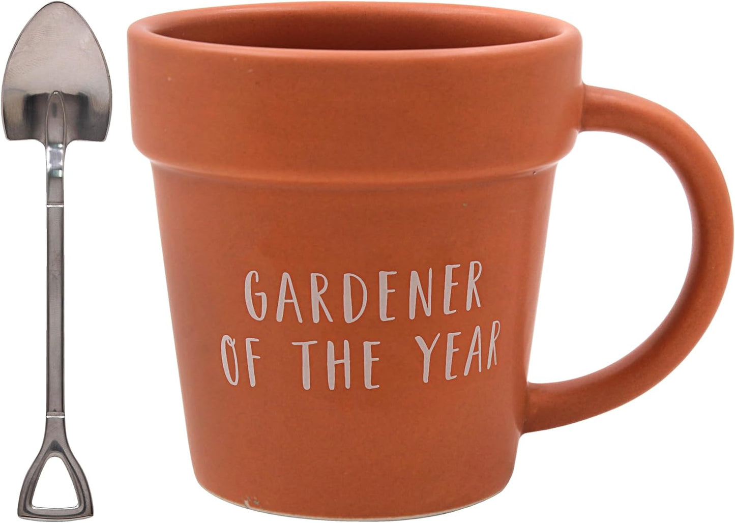 The Leonardo Collection Gardener of The Year Mug & Spoon Green Fingers