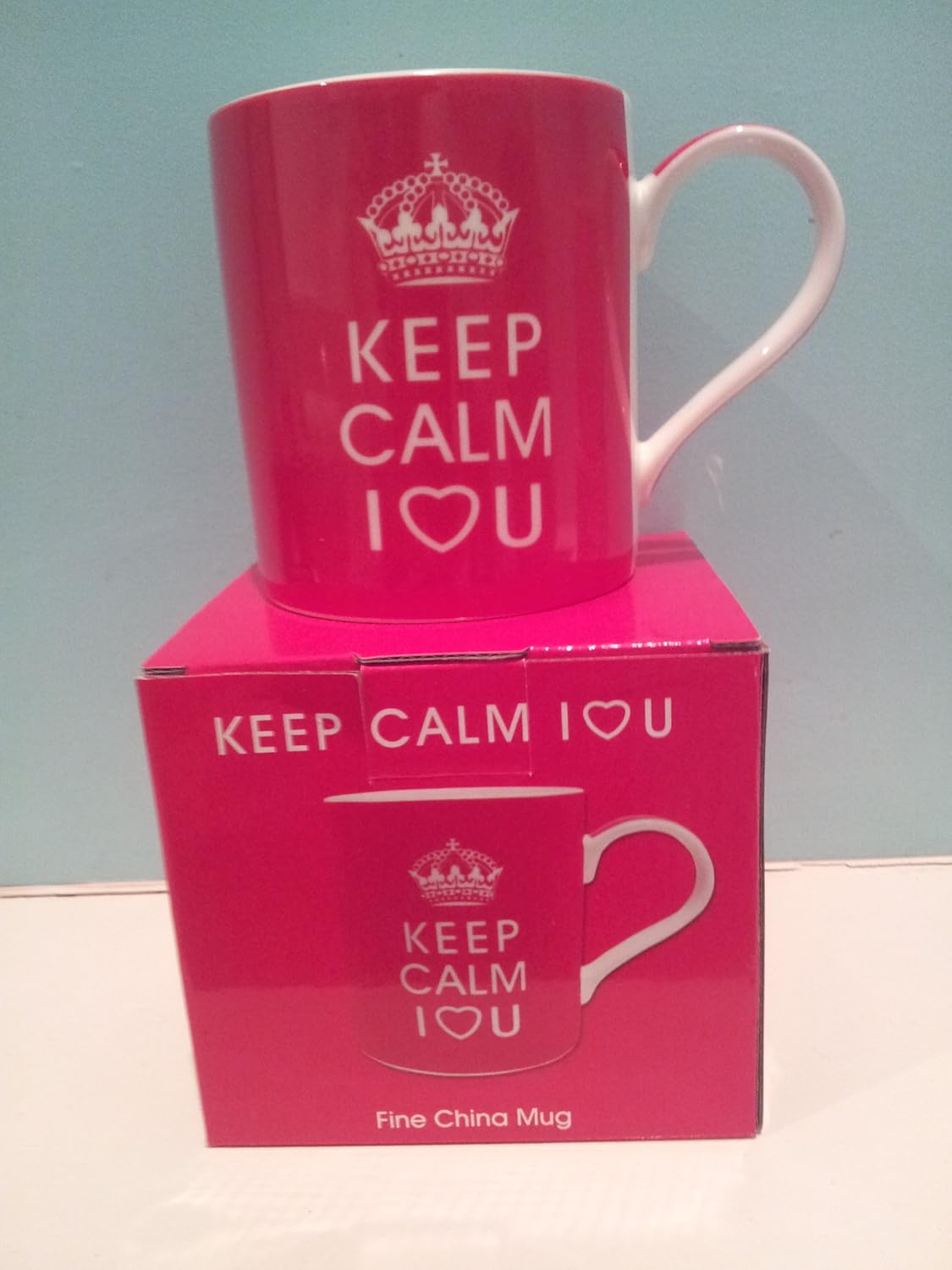 Keep Calm I Love You, Gift Boxed Fine China Mug