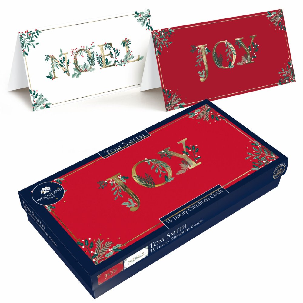 TOM SMITH LUXURY BOXED CARDS 15 PACK JOY VERSE