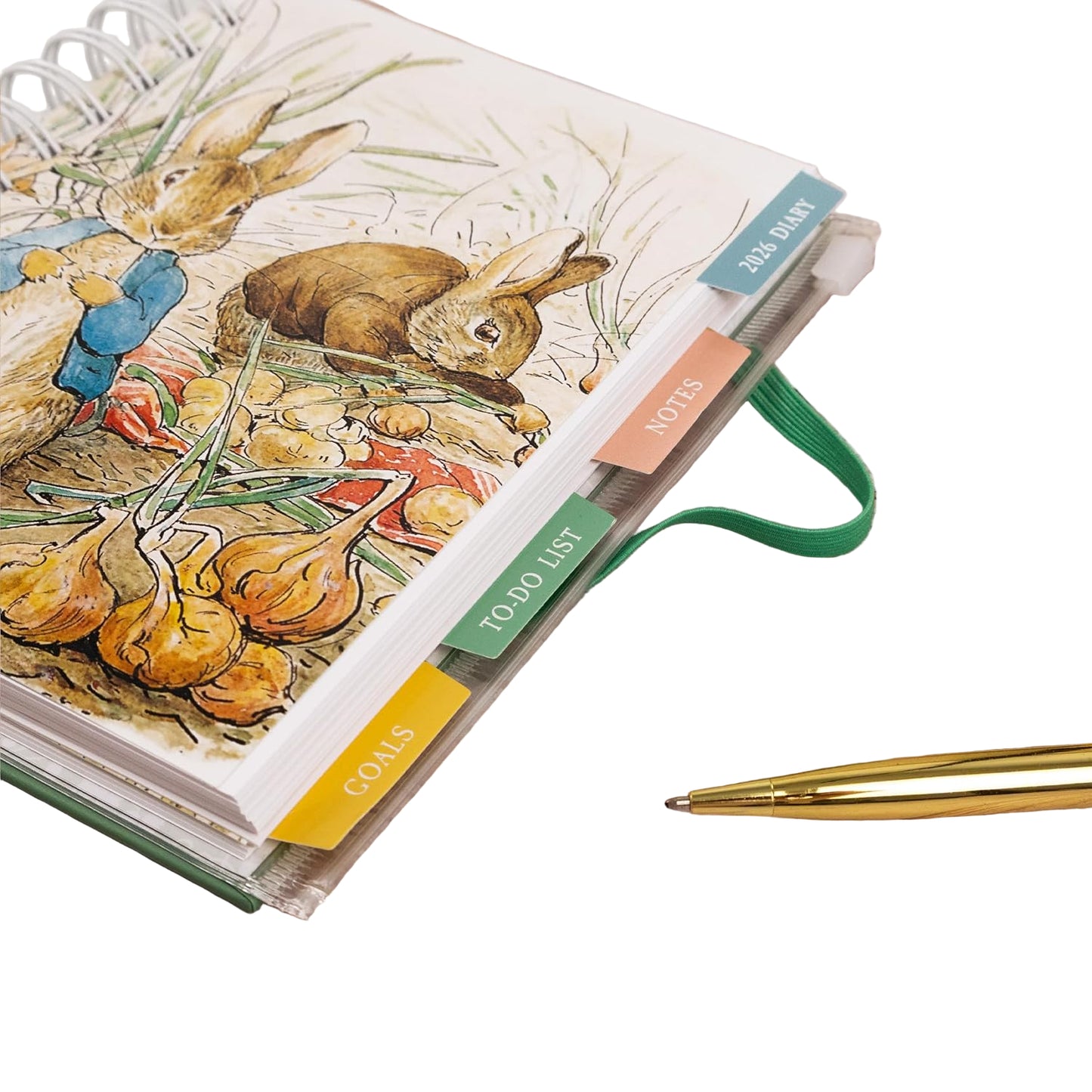 Peter Rabbit 2026 Organiser Diary | Hardback Weekly Planner with Tabs, Notes, To-Do & Goals | Beatrix Potter Character Artwork