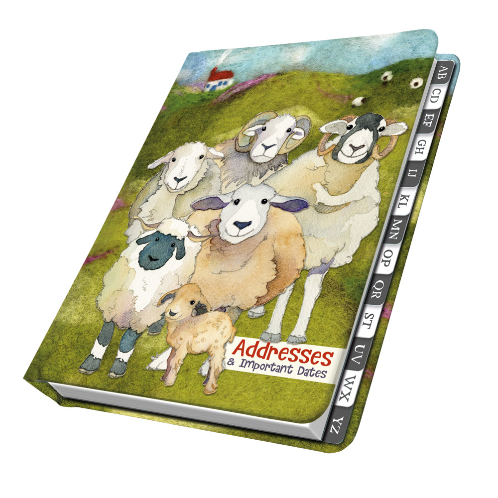 FELTED SHEEP ADDRESS BOOK