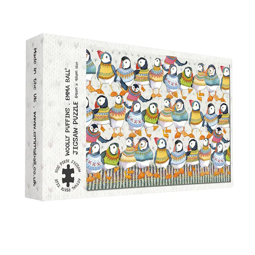 Woolly Puffins 1000 piece Boxed Jigsaw