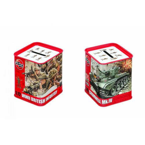 Airfix | Cromwell Tank British Infantry Money Tin