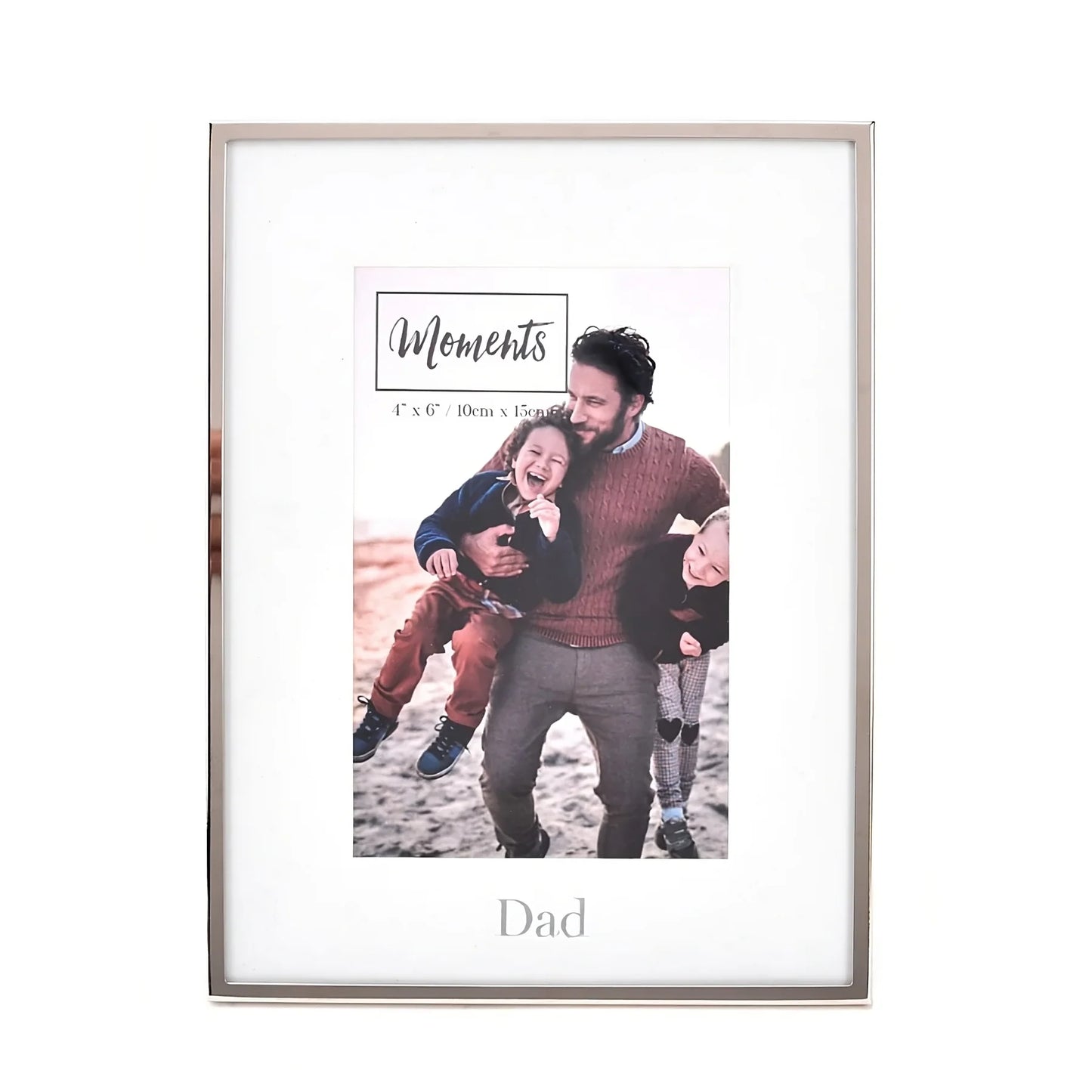 Dad Silver Photo Frame 10cm x 15 cm (4" x 6")