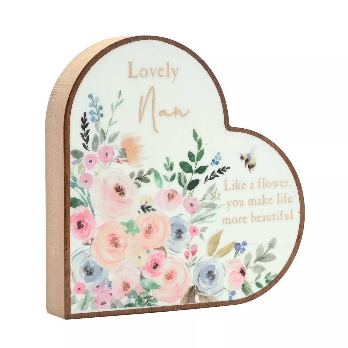 The Cottage Garden Mantel Heart Plaque nan