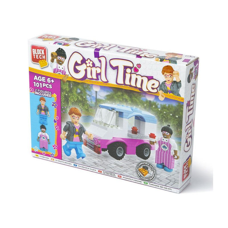 Block Tech Girl Time Ice Cream Van Game 101-Piece Set