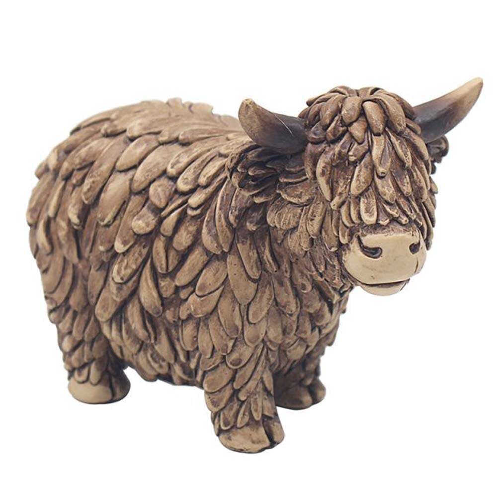 Lesser & Pavey Hughie Highland Cow Ornament - Small 72933