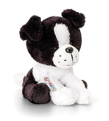 Keel Pippins Border Collie Dog Soft Toy 14cm - Brand New - hanrattycraftsgifts.co.uk
