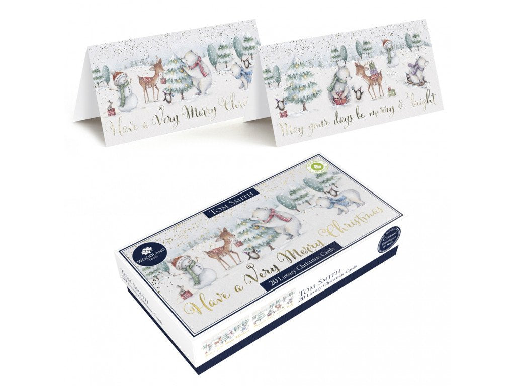 Tom Smith Luxury Slim Boxed Assortments Arctic Friends 20 Pack