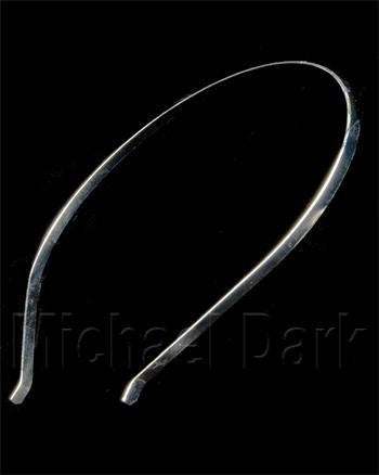 Plain Silver Metal Wedding Headband - hanrattycraftsgifts.co.uk