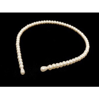 Pearl Ivory Headband - hanrattycraftsgifts.co.uk