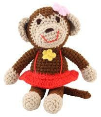 fair trade crochet mrs monkey - hanrattycraftsgifts.co.uk