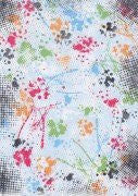 papercraft foiled background card extreme splaters - hanrattycraftsgifts.co.uk