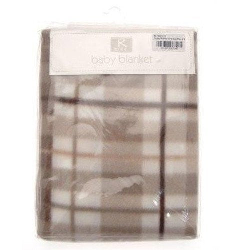 Elli and Raff Checked Buggy Blanket - hanrattycraftsgifts.co.uk