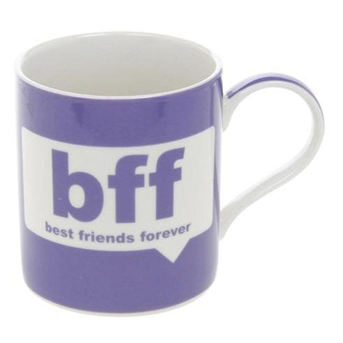 Text Talk Boxed Mug - BBF - Best Friends Forever - hanrattycraftsgifts.co.uk