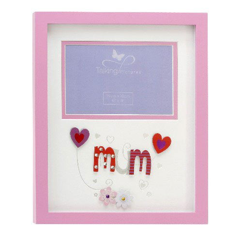 Wooden Mum Photo Frame, gift - hanrattycraftsgifts.co.uk