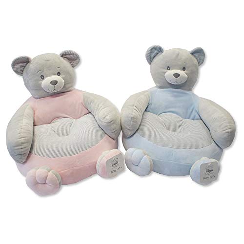 Baby Soft Sofa/Chair- Bear Pink x one - hanrattycraftsgifts.co.uk