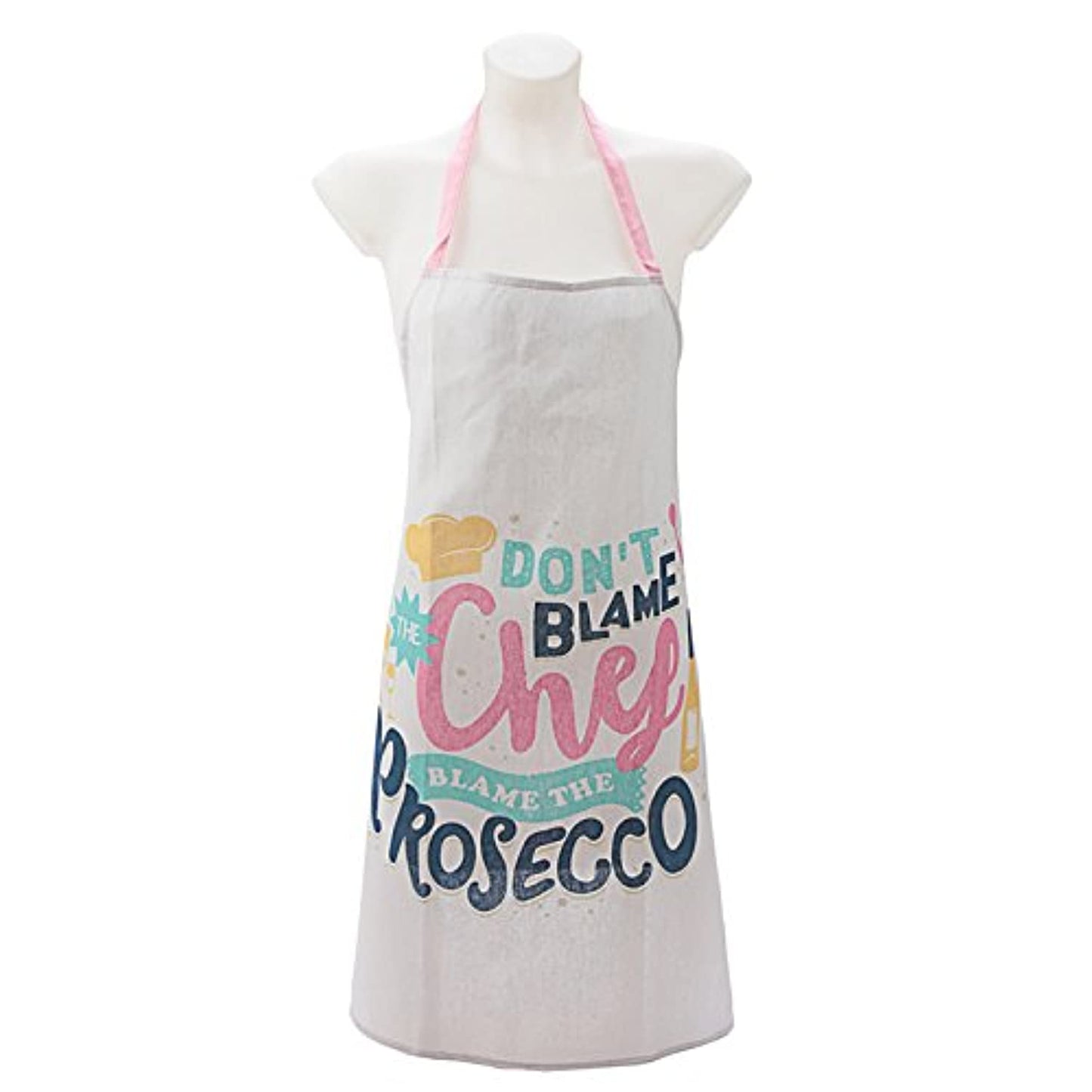 Poly Cotton Apron - Don't Blame The Chef, Blame The Prosecco