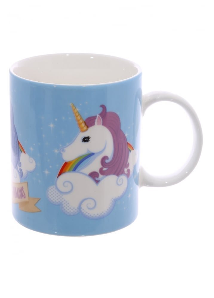 Kaycegifts Fun New Bone China Mug - Unicorn Mug I Dont Believe In Humans - hanrattycraftsgifts.co.uk