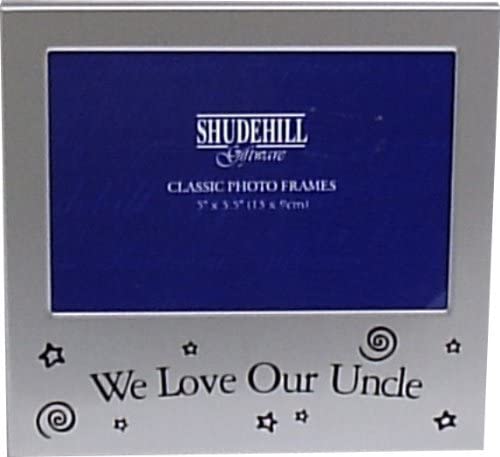 WE Love Our Oncle Argent satiné Occasion Cadre Photo Present 73593