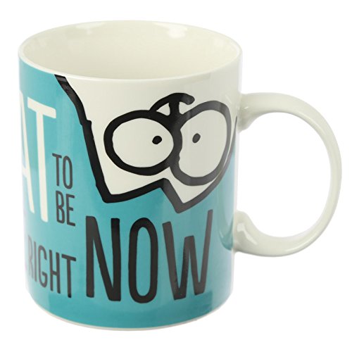 Puckator Simon's Cat Mug in Fine China - Blue, White, Black, 12 x 8.5 x 9.5 cm - hanrattycraftsgifts.co.uk