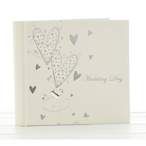 wedding hearts wedding 6 x 4 album - hanrattycraftsgifts.co.uk