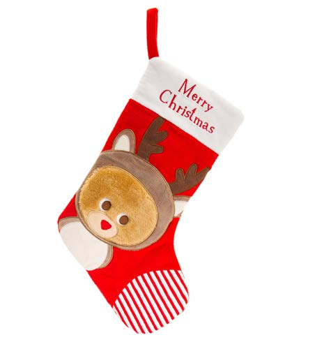 Keel Toys 40cm Christmas Pipp The Bear Stocking - hanrattycraftsgifts.co.uk