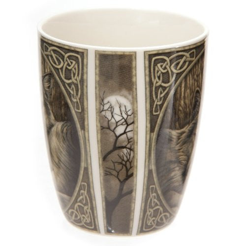 Lisa Parker Loyal Companions Wolf Bone China Mug - hanrattycraftsgifts.co.uk