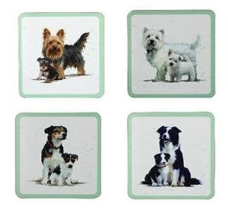 MacNeil Studio Dogs - Set of 4 Coasters - hanrattycraftsgifts.co.uk