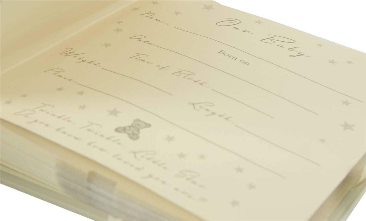 Bambino by Juliana - Twinkle Twinkle Photo Album - 4" x 6" - hanrattycraftsgifts.co.uk