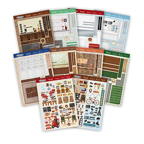 Hunkydory High Street For Him - Concept Card Collection - Makes 8 Shop Window Cards - hanrattycraftsgifts.co.uk