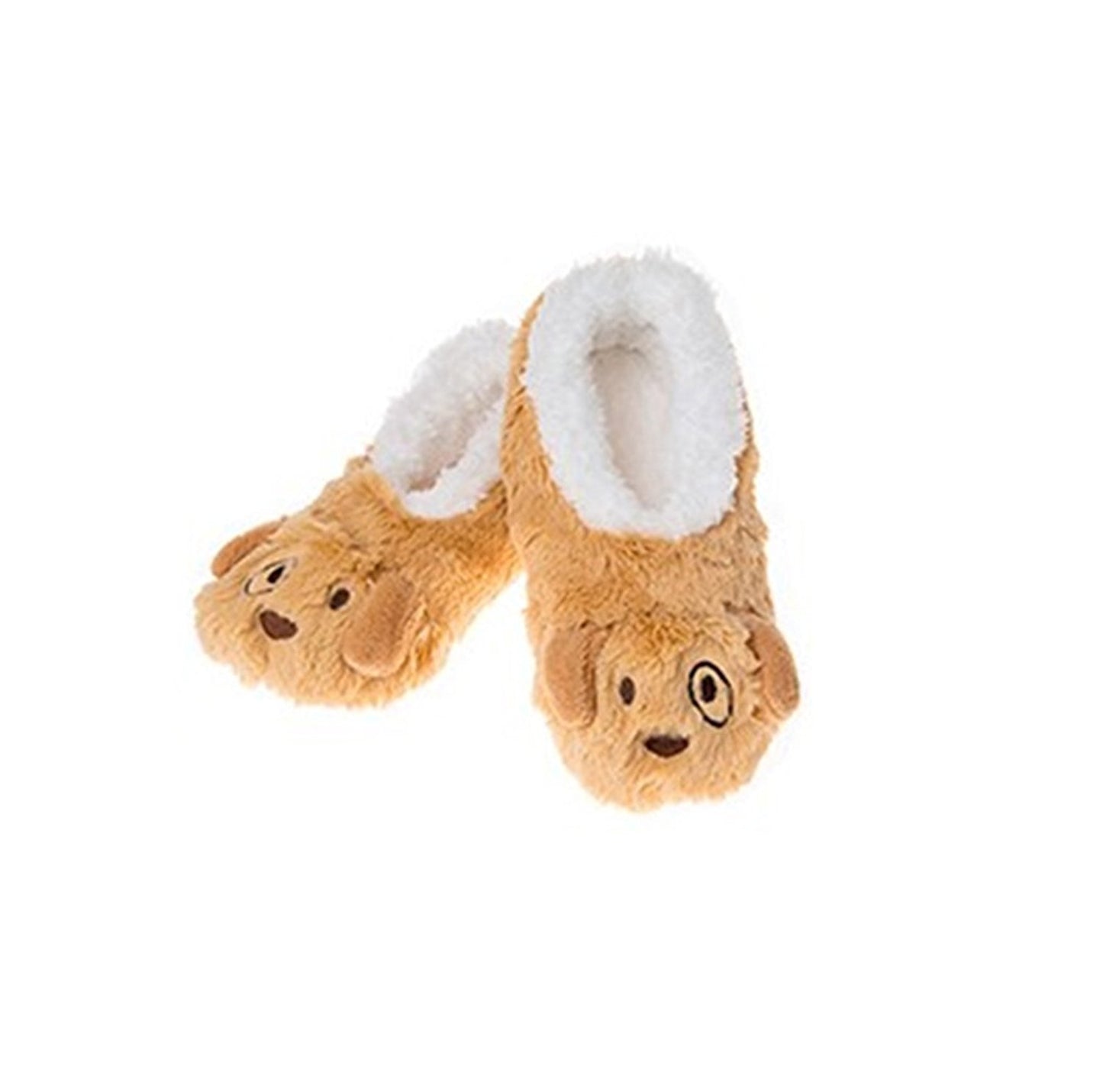 Childrens Animal Snoozies Soft Sherpa Fleece Fluffy Slippers - hanrattycraftsgifts.co.uk
