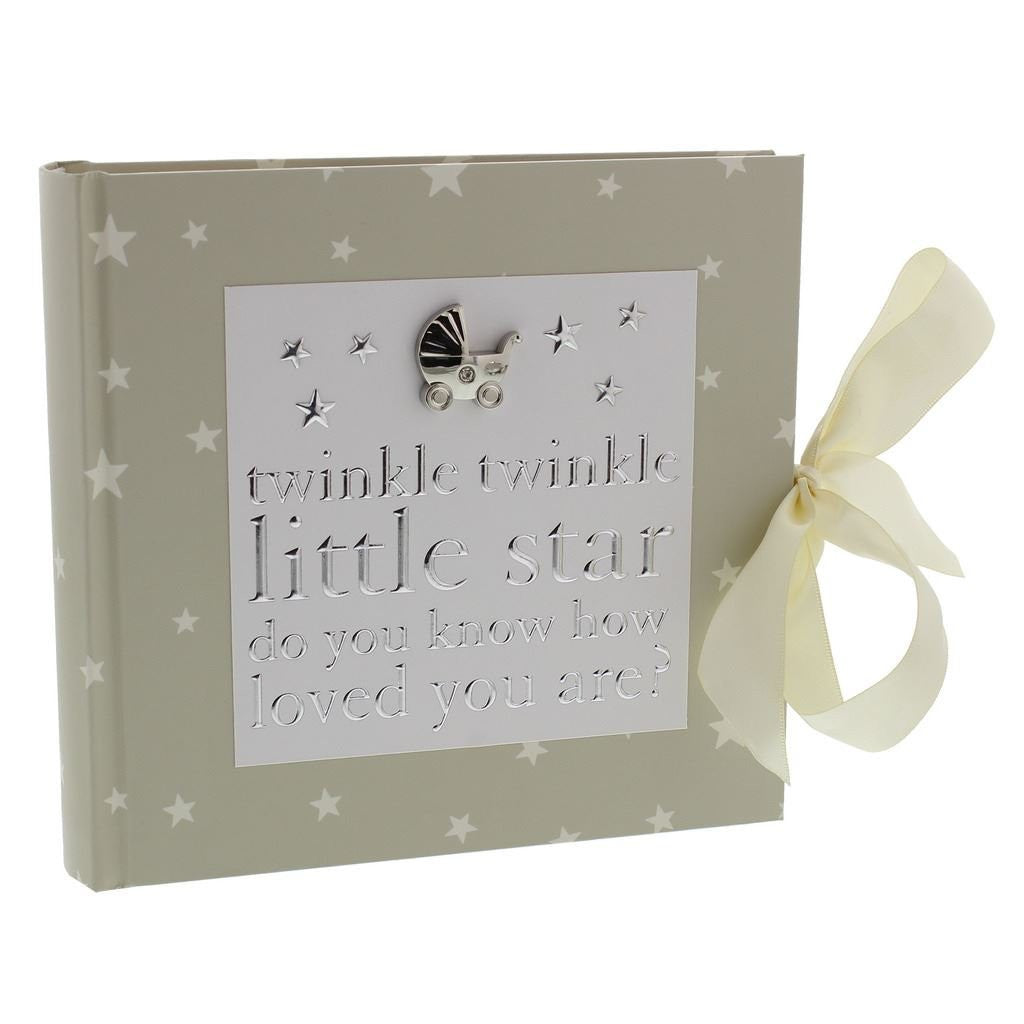 Bambino by Juliana - Twinkle Twinkle Photo Album - 4" x 6" CG1060 - New - hanrattycraftsgifts.co.uk