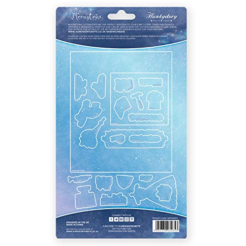 Hunkydory Moonstone Dies - Hunkydory High Street 59 Dies Included - hanrattycraftsgifts.co.uk