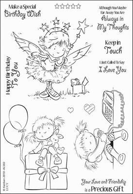 All About Her Clear Acrylic Stamps-Lucy - hanrattycraftsgifts.co.uk