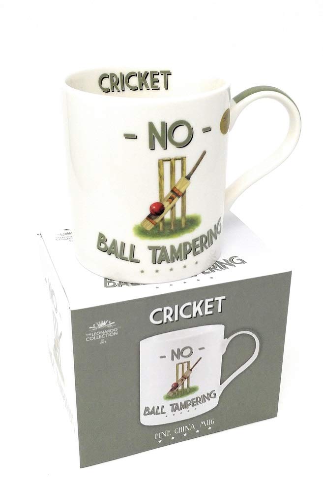 Boxed No Ball Tampering Fine China Mug 13x9x10cm - hanrattycraftsgifts.co.uk