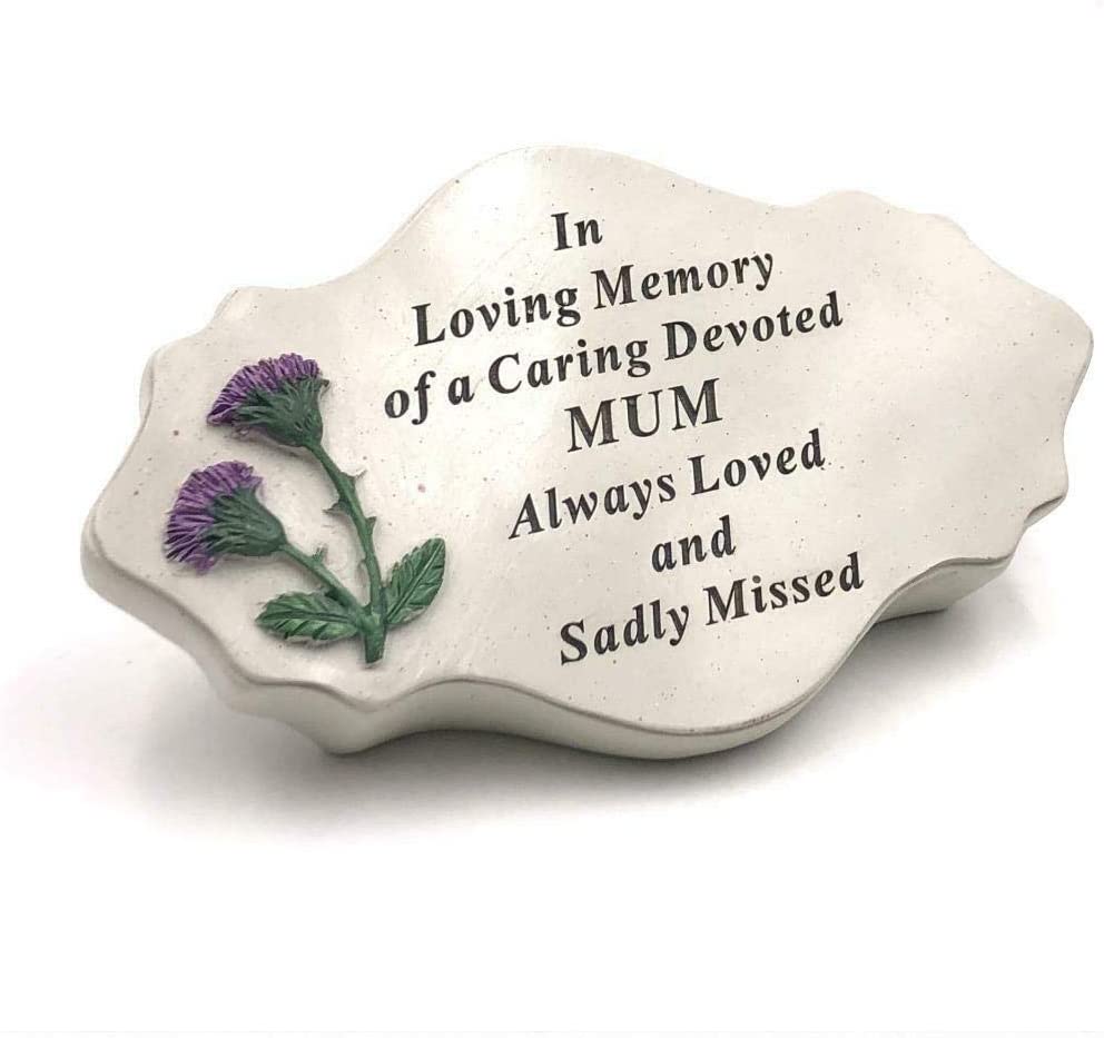 Mum memorial remembrance Thistle Graveside Ornament