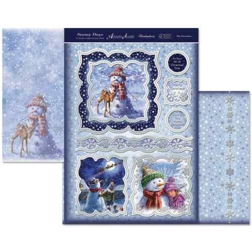 hunkydory snowy days the snowman topper set - hanrattycraftsgifts.co.uk