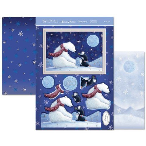 hunkydory magical christmas polar pals topper set - hanrattycraftsgifts.co.uk