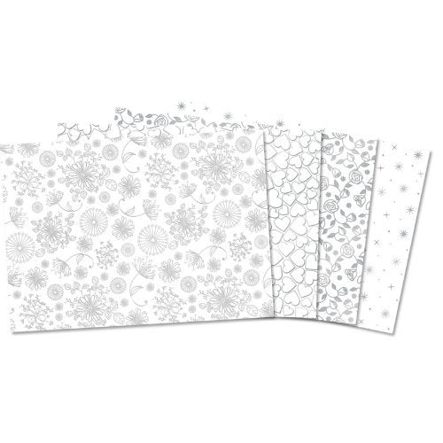 hunkydory essentials luxury foiled acetate enchanted garden - hanrattycraftsgifts.co.uk