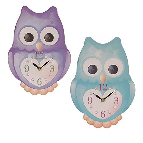 Ted Smith design owl clock - hanrattycraftsgifts.co.uk